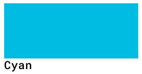 Printing Colour Cyan